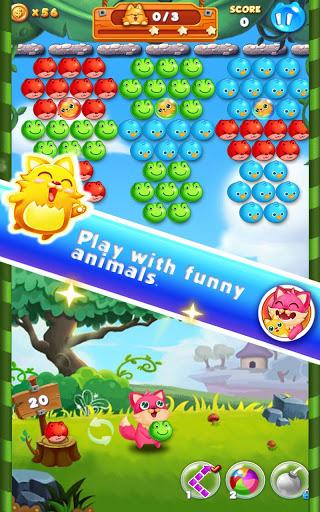 Bubble Cat Rescue - Gameplay image of android game