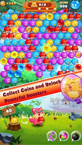 Bubble Cat Rescue - Gameplay image of android game
