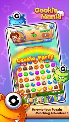 Cookie Mania - Match-3 Sweet G - عکس بازی موبایلی اندروید