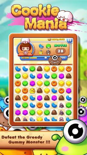 Cookie Mania - Match-3 Sweet G - Gameplay image of android game