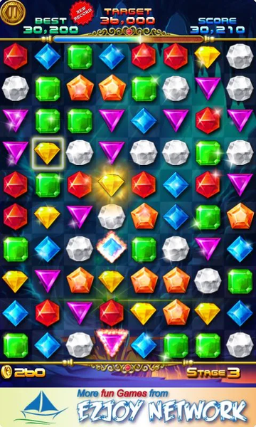 Jewels Maze 2 - Gameplay image of android game