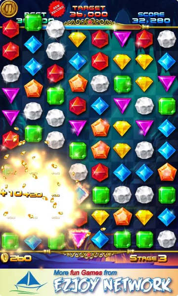 Jewels Maze 2 - Gameplay image of android game