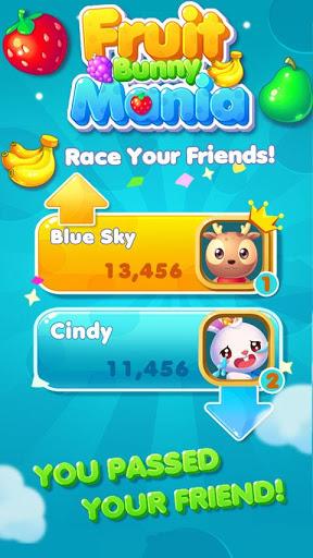 Fruit Bunny Mania - Gameplay image of android game