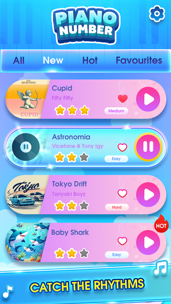 Piano Number - عکس بازی موبایلی اندروید