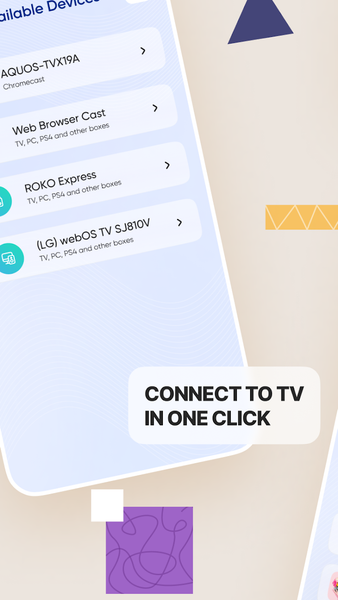 Cast to TV & Screen Mirroring - عکس برنامه موبایلی اندروید