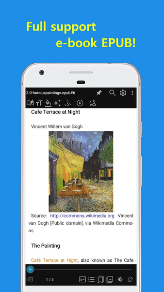 EasyViewer-epub,Comic,Text,PDF - عکس برنامه موبایلی اندروید
