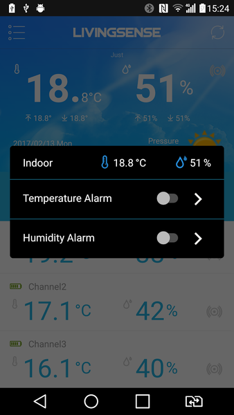 LivingSense - Image screenshot of android app
