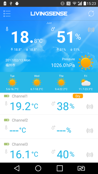 LivingSense - Image screenshot of android app