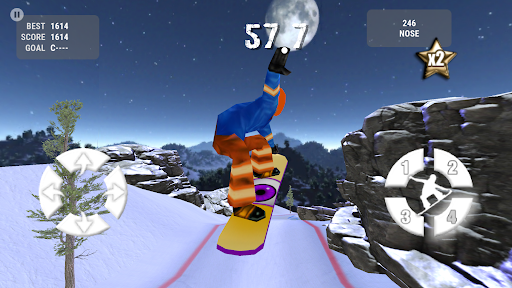 Crazy Snowboard - عکس بازی موبایلی اندروید