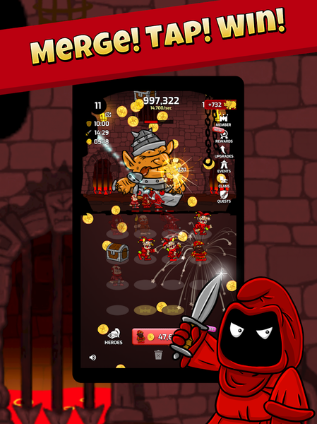 Merge Wars: Fun Idle Game Inc - عکس بازی موبایلی اندروید