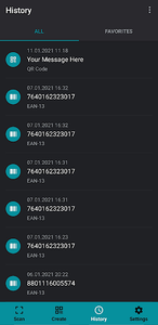 Ez QR Code Reader & Barcode Sc - Image screenshot of android app