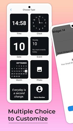Widgets iOS ۱۶ - عکس برنامه موبایلی اندروید