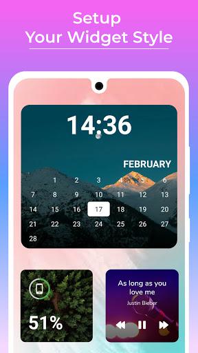 Widgets iOS ۱۶ - عکس برنامه موبایلی اندروید