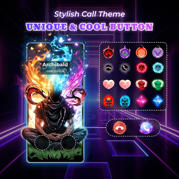 Color Phone: Call Screen Theme - Image screenshot of android app