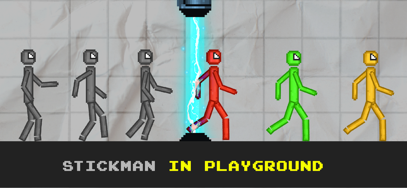 Stickman Playground - Gameplay image of android game