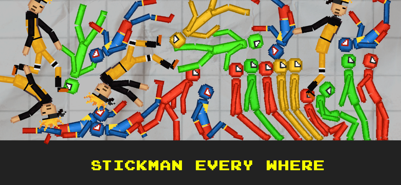Stickman Playground - Gameplay image of android game