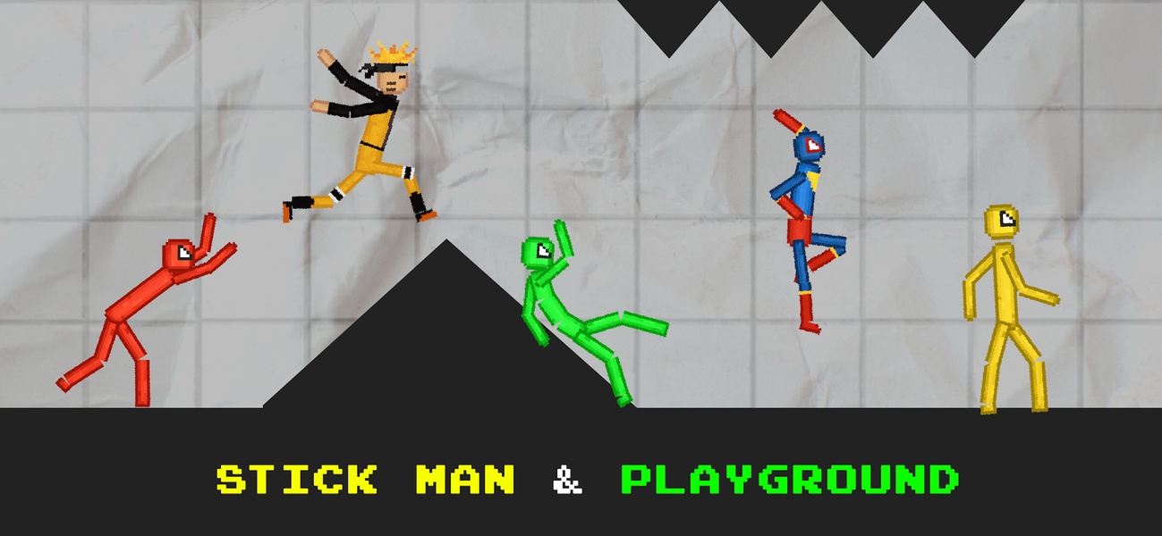 Stickman Playground - Gameplay image of android game