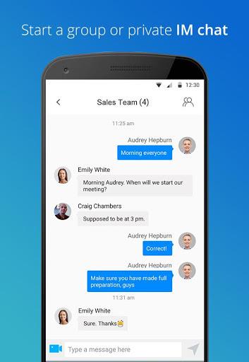 ezTalks Free Cloud Meeting - Image screenshot of android app