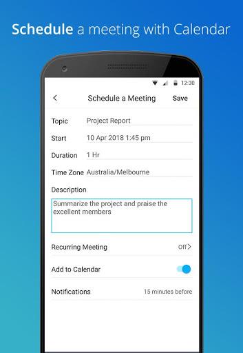ezTalks Free Cloud Meeting - Image screenshot of android app