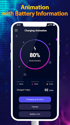 Color Charging - Battery Anim - Image screenshot of android app
