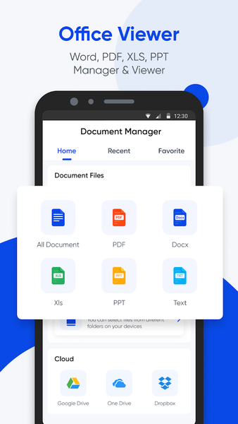 Office Document Reader - Docx, - عکس برنامه موبایلی اندروید