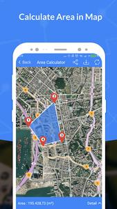 GPS, Maps, Navigate, Traffic & Area Calculating - عکس برنامه موبایلی اندروید