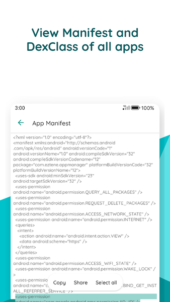App Manager - Find APK Details - عکس برنامه موبایلی اندروید