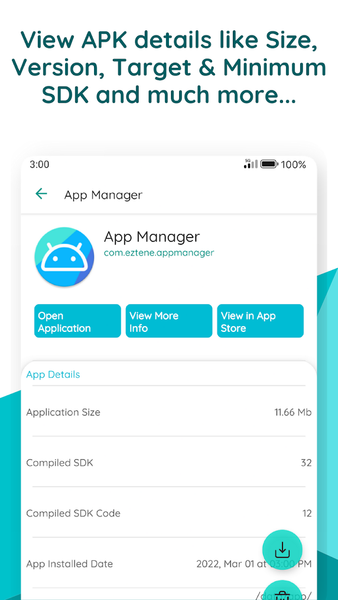 App Manager - Find APK Details - Image screenshot of android app