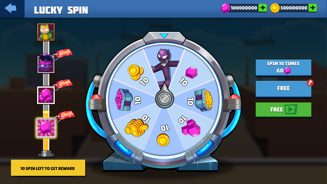 Supreme Stick: Merge Fighting - Gameplay image of android game