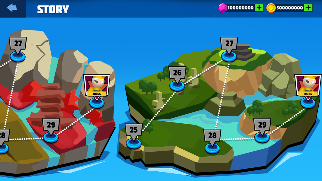 Supreme Stick: Merge Fighting - Gameplay image of android game