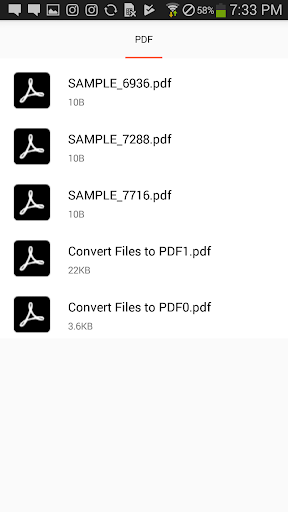PDF To Word Converter - Image screenshot of android app