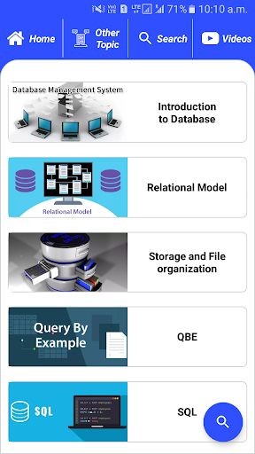 Database Management Systems - Image screenshot of android app