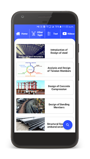 Design of Steel Structure - Civil Engineering - Image screenshot of android app