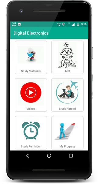 Digital Electronics - Image screenshot of android app