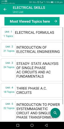 ELECTRICAL SKILLS - Image screenshot of android app