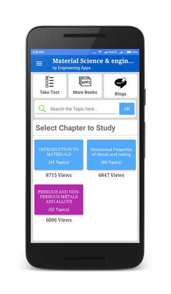 Material Science & engineering - Image screenshot of android app