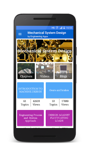Mechanical System Design - Image screenshot of android app