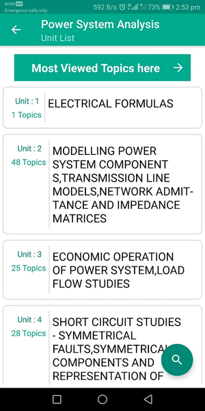 Power System Analysis - Image screenshot of android app