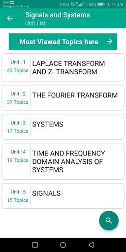 Signals and Systems - Image screenshot of android app