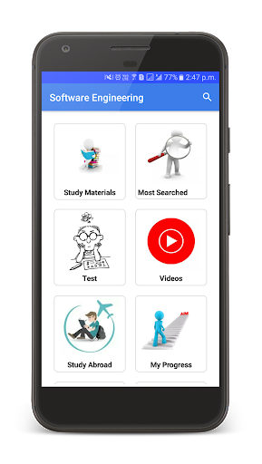 Software Engineering - Image screenshot of android app
