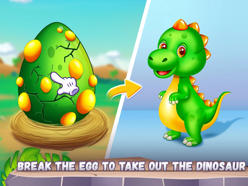 Dino World - Dino Care Games - Gameplay image of android game