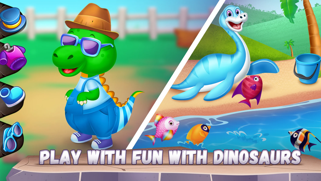 Dino World - Dino Care Games - Gameplay image of android game