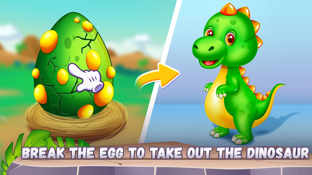 Dino World - Dino Care Games - Gameplay image of android game