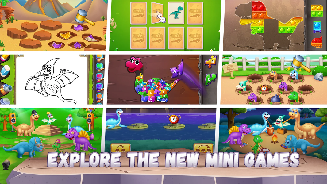 Dino World - Dino Care Games - Gameplay image of android game
