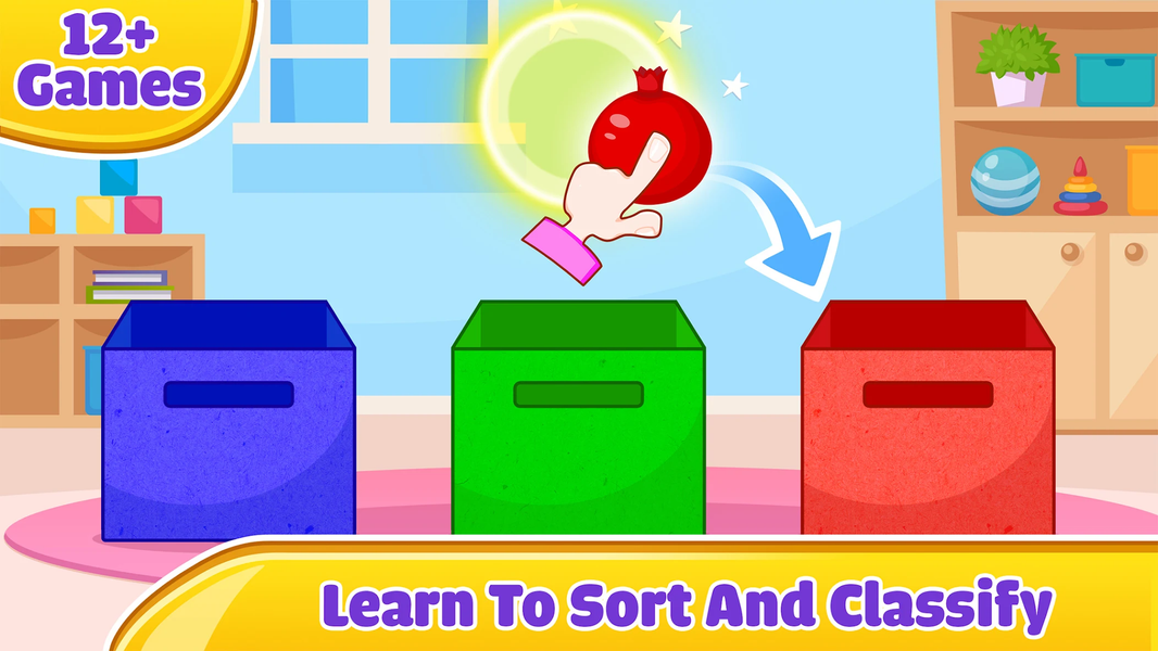 Kids Sorting Games - Learning - عکس بازی موبایلی اندروید