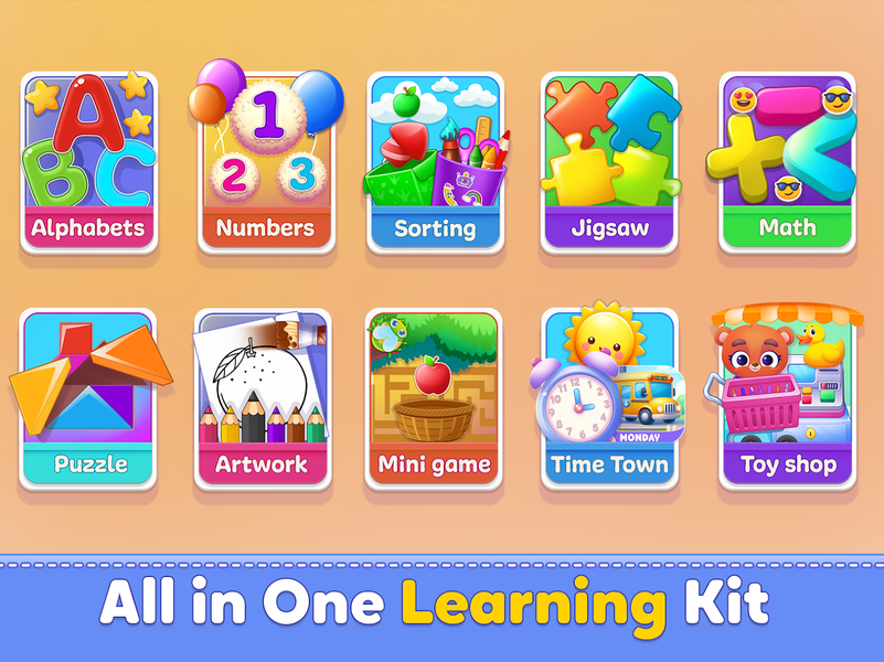 PlaySchool Pro: ABC 123 - Gameplay image of android game