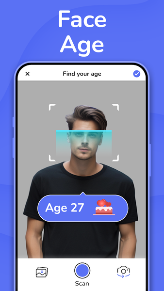 How old do I look - Face scan - Image screenshot of android app