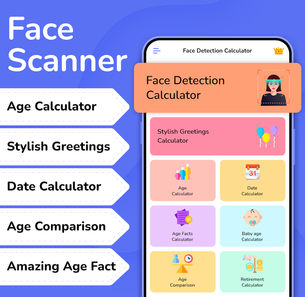 How old do I look - Face scan - عکس برنامه موبایلی اندروید