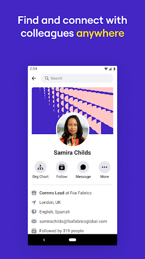 Workplace by Facebook - عکس برنامه موبایلی اندروید