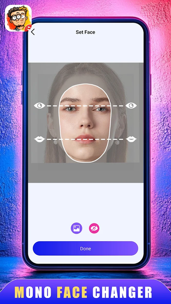 Mono face changer - Image screenshot of android app